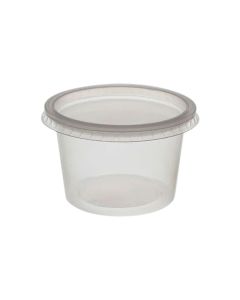 Kit pote+tampa 500 ml com 25 un Rioplastic