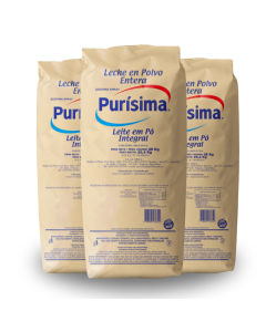 kit 3 Leite em Pó Integral Purísima 25 Kg