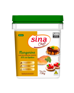 MARGARINA SINA CHEFF S/SAL 80% BD 15 KG