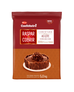 Cobertura Ao Leite 5kg Raspar e Cobrir Conf Harald